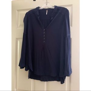 Free People Bell Sleeve Top